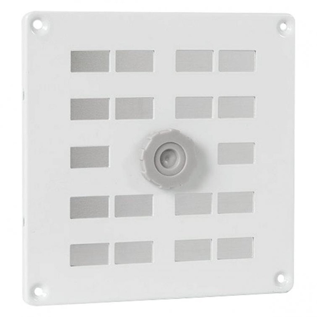 Starx schuifrooster afsluitbaar 160 x 160 mm wit