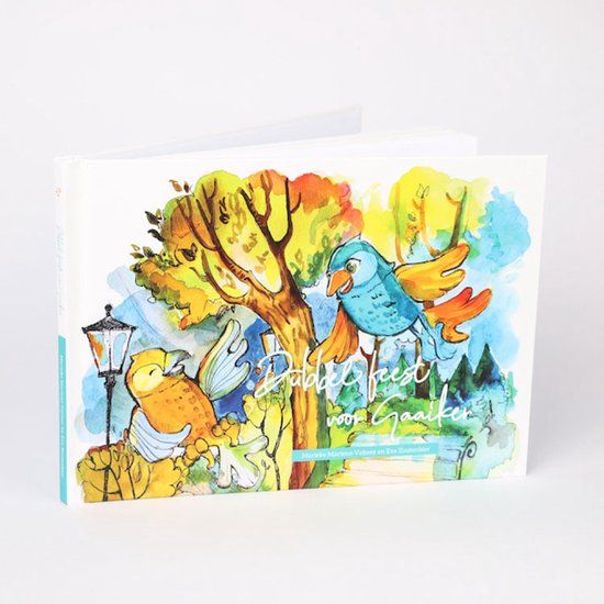 Dubbel feest voor Gaaiker - Kinderboek over scheiden - Houva ... - cover