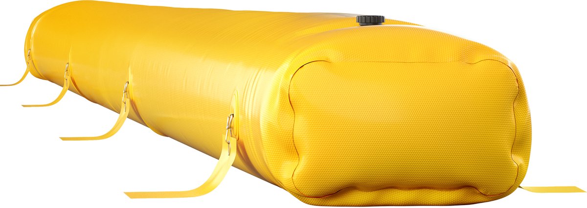 VEVOR Flood Barrier Hydro Barrier 24 voet lengte x 12 inch hoogte voor wateromleiding