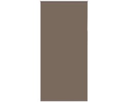 vidaXL - Rolgordijn - verduisterend - koffie - 105x210 - cm - stofbreedte - 100,7 - cm