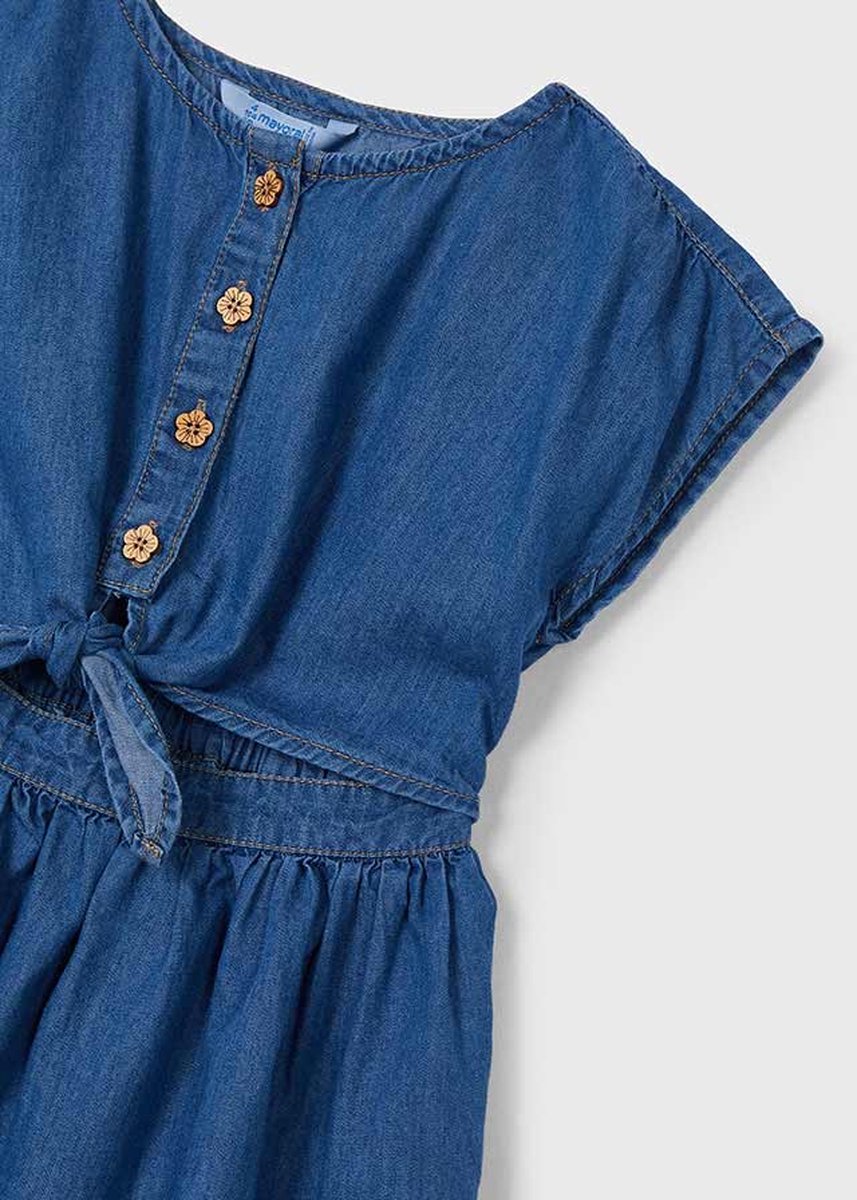 MAYORAL - Jurk - Maat 92 - Meisjes - blauw -