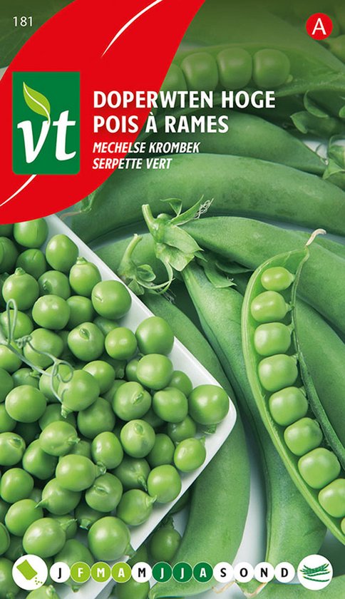 Doperwt Mechelse groene krombek zaden