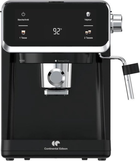 CONTINENTAL EDISON - CEME19B - Espressomachine - 950 Watt - Zwart