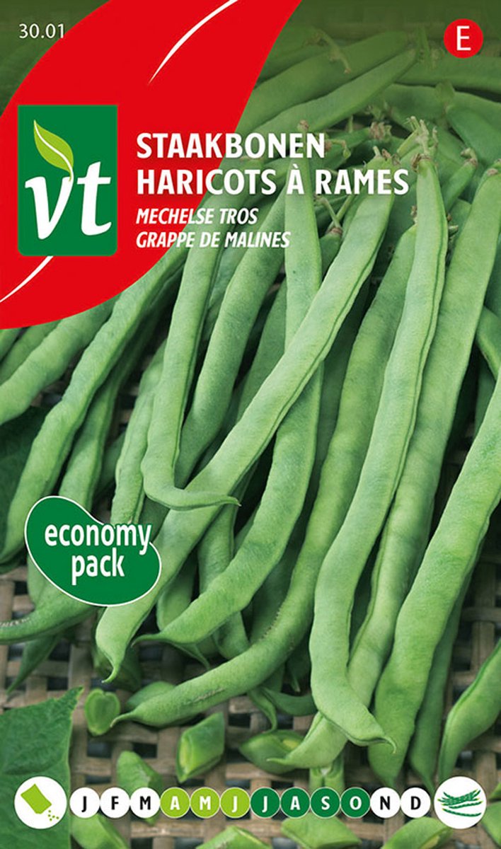 Bonen Mechelse Tros doosje 150 g - Smakelijke, productieve variëteit
