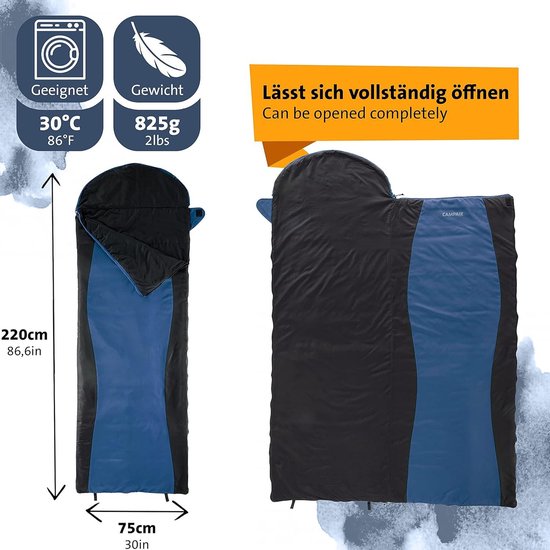 Dekenslaapzak met compressie draagzak - comfortabele slaapzak van Merkloos — afbeelding 3