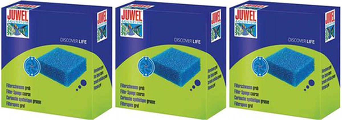 Juwel Filterspons - Fijn/Compact - M - verpakt per 3 stuks