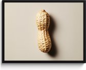 Fotolijst inclusief poster - Posterlijst 80x60 cm - Posters - Pinda - Ruw - Beige - Foto in lijst - Keuken decoratie muur - Wanddecoratie accessoires - Muurdecoratie - Schilderijen