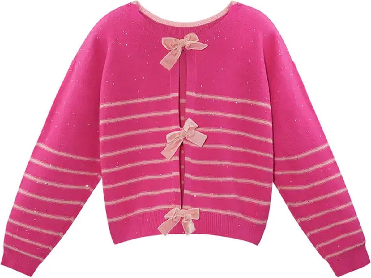 YW Yehwang Bow Delight vest – -XL Roze