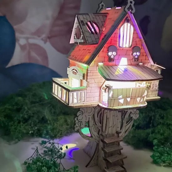 Livano Bouwpakket Hout - Kinderen - Volwassenen - Bouwpakketten Volwassenen - Boot - Houten Puzzel - 3D - Boomhut