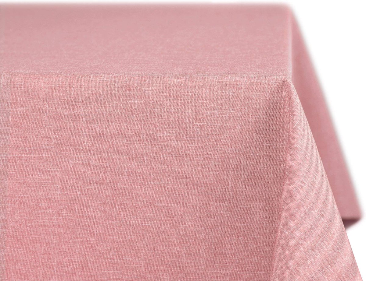 La'Moussawi ® Tafelkleed met Luxe Linnen Uiterlijk, Strijkvrij en Waterafstotend, Verkrijgbaar in Diverse Kleuren en Maten