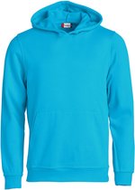 Sweat à capuche Clique Basic jr Turquoise taille 110/120