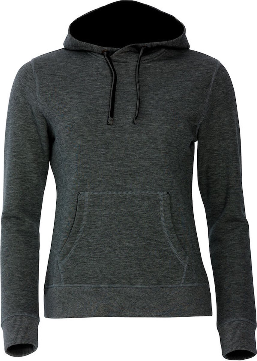 Clique Classic Hoody Women 021042 - Antraciet Melange - XXL