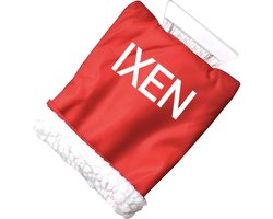 Ijskrabber - Met Warme Handschoen - Premium Kwaliteit - Ruitenkrabber - Krabber - Auto - Antivries - Rood - IXEN