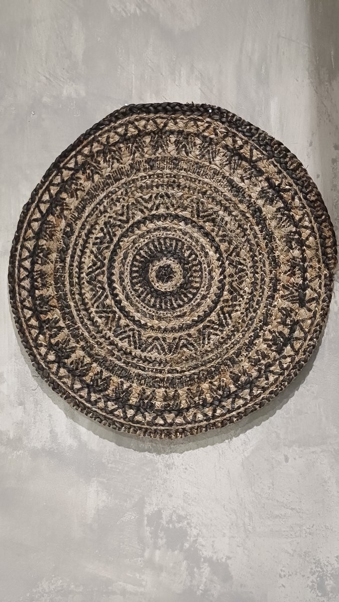 Jute wand mandala L R50 cm