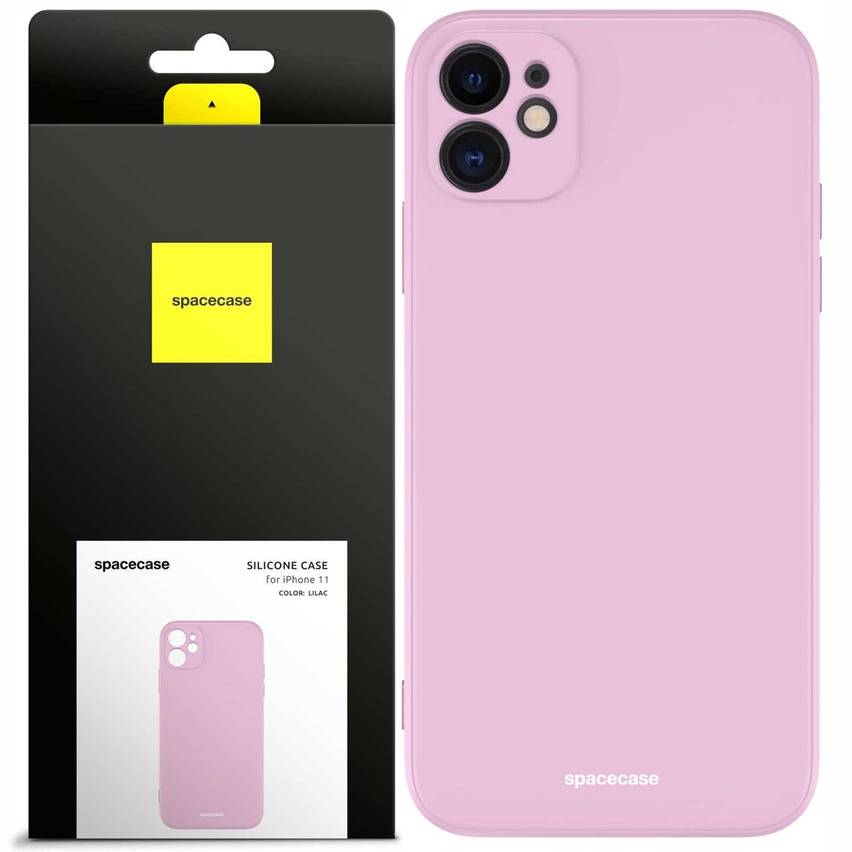 Spacecase Siliconen Hoesje Voor Iphone 11 Lilac Telefoonhoes