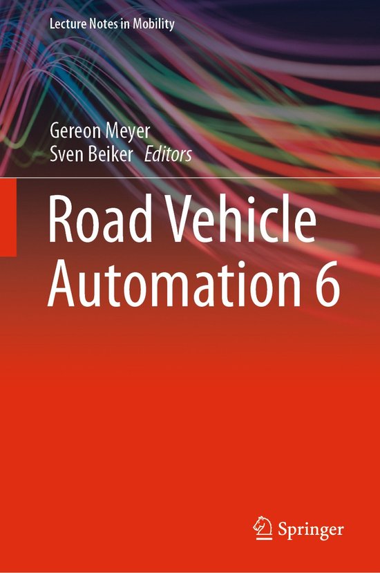 Lecture Notes in Mobility- Road Vehicle Automation 6 - cover
