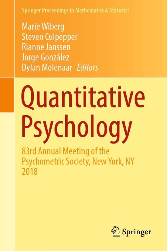 Quantitative Psychology - cover