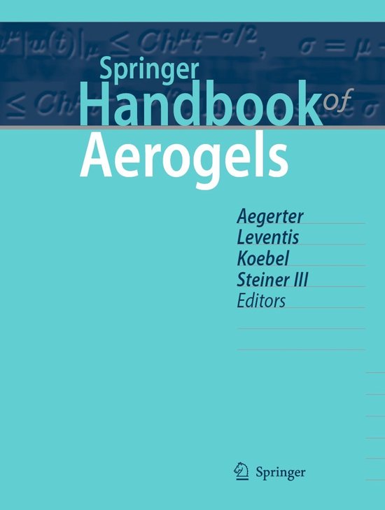 Springer Handbooks- Springer Handbook of Aerogels - cover