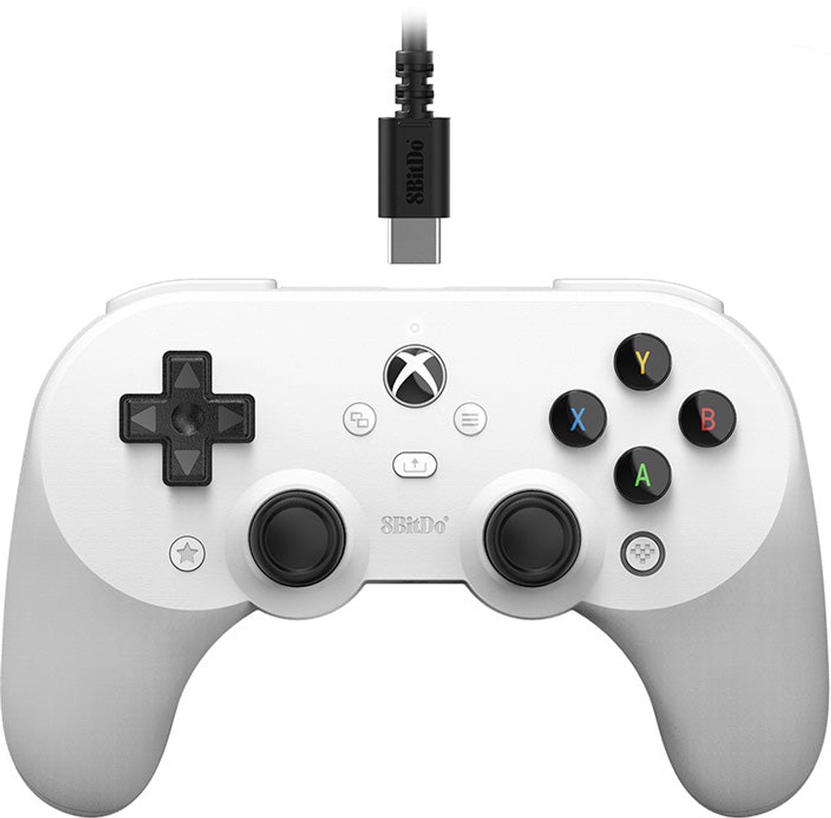 8Bitdo Pro 2 - Game Controller - USB - Analoog/digitaal - Xbox - Wit