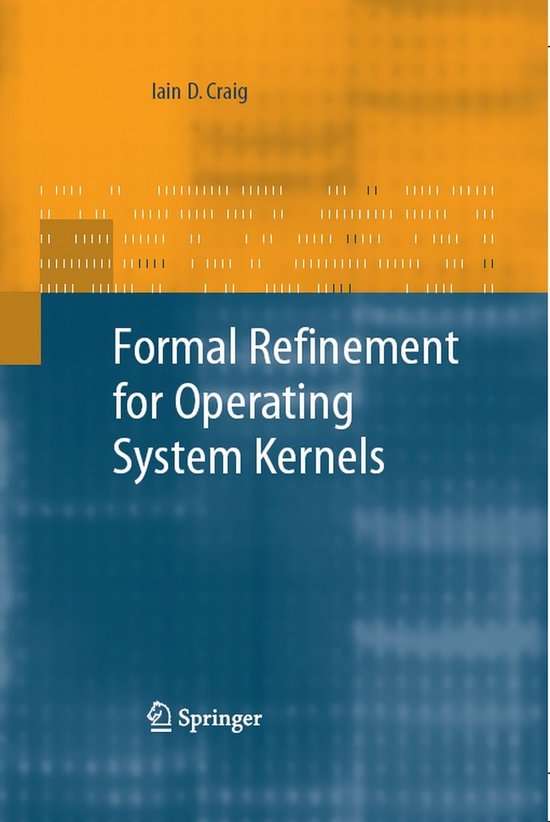 Formal Refinement for Operating System Kernels - cover