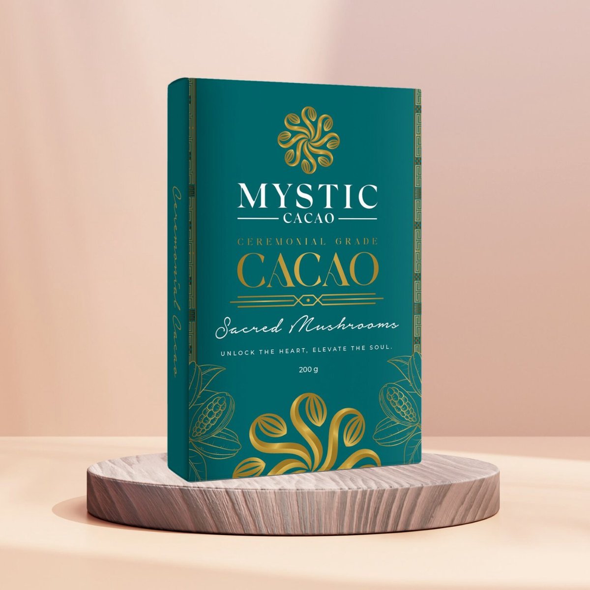 Ceremoniële Cacao Pasta 8 Mushrooms (Mystic Cacao) 200g- Ceremony - Ceremonial Grade