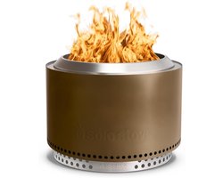 Solo Stove Yukon-Vuurkorf 2.0 - Brons- Rookvrije Vuurplaats - Houtverbranding - Met Uitneembare Aslade, 304 Roestvrijstaal, 68,5 x 43 cm, 18,3 kg