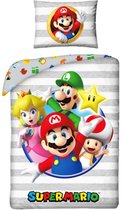 Super Mario Dekbedovertrek - 140 x 200 + 60 x 70cm