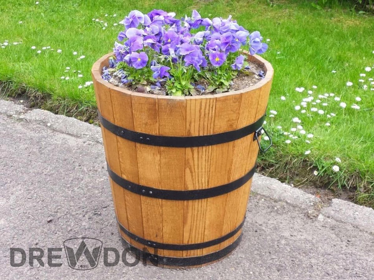 Dennen pot 28xH17 k. eik
