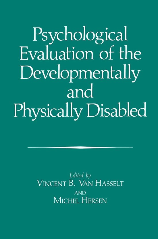 Psychological Evaluation of the Developmentally and Physical ... - cover