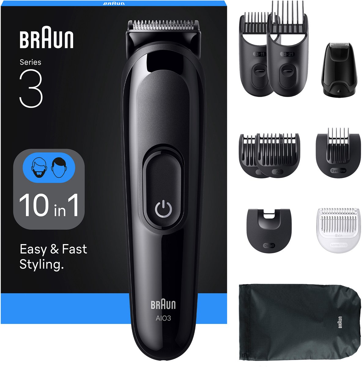 Braun All-in-one 15in1 Aio 3560 Multigroomer Zwart