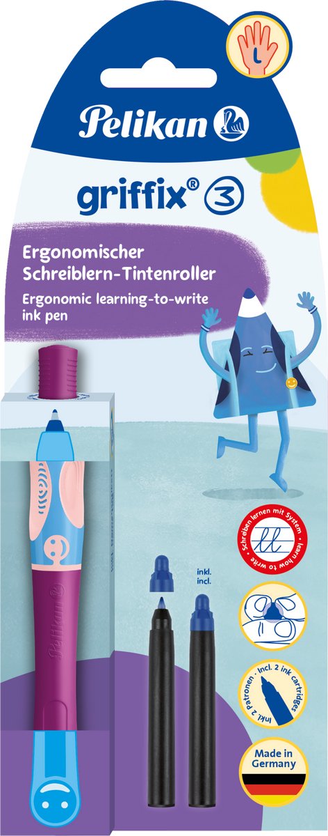 Pelikan inktpen Griffix - Linkshandig - Sweet berry