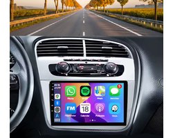 Autoradio 2/32GB met Carplay en Android auto | Geschikt voor Seat Altea en Toledo 2004-2015 | Radio scherm met Navigatie | 2004 2005 2006 2007 2008 2009 2010 2011 2012 2013 2014 2015 | XL