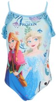 Frozen Badpak - Maat 122/128 - Blauw - Badpak Meisjes