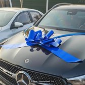 Auto strik blauw