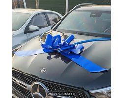 Auto strik blauw