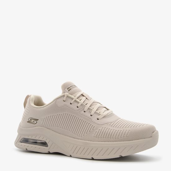 Baskets pour hommes Skechers Squad Air beige - Taille 45 - Confort Extra - Mousse à mémoire de forme