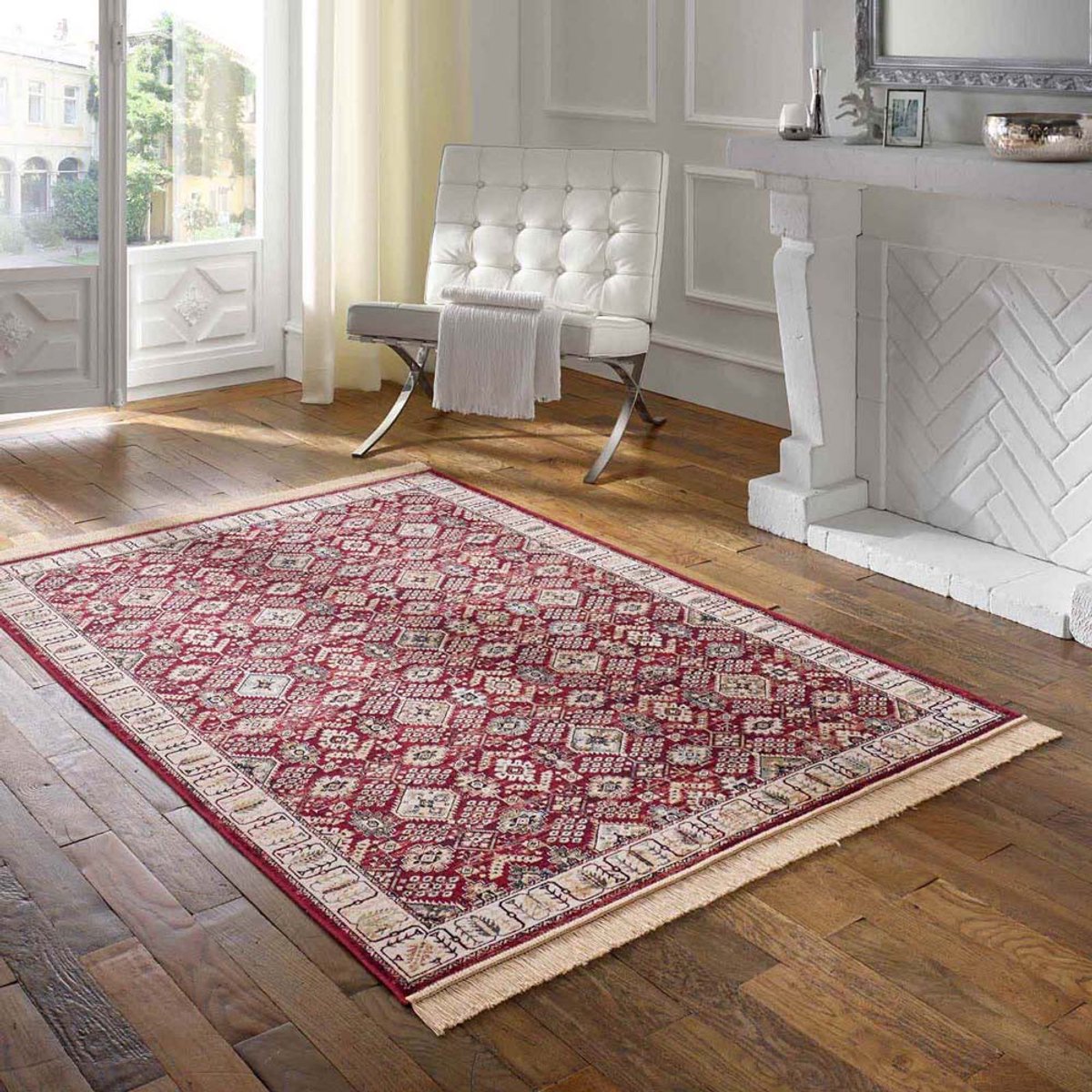 Tapeso Oosters tapijt - Regal Leander rood 195x300