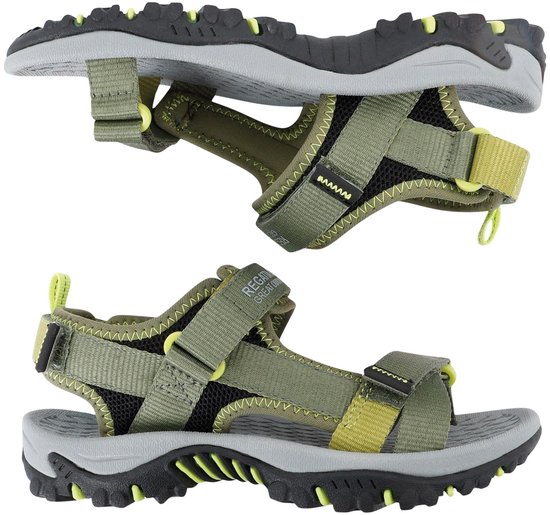 Regatta Kinderen/Kinderen Westshore Sandalen (Zwart/Lijkgroen