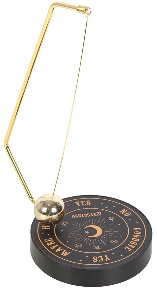 Something Different - Talking Board Pendulum Decision Maker Pendulum/Slinger - Zwart/Goudkleurig
