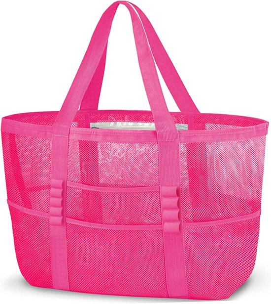 Pastunette Beach zwarte strandtas met rits