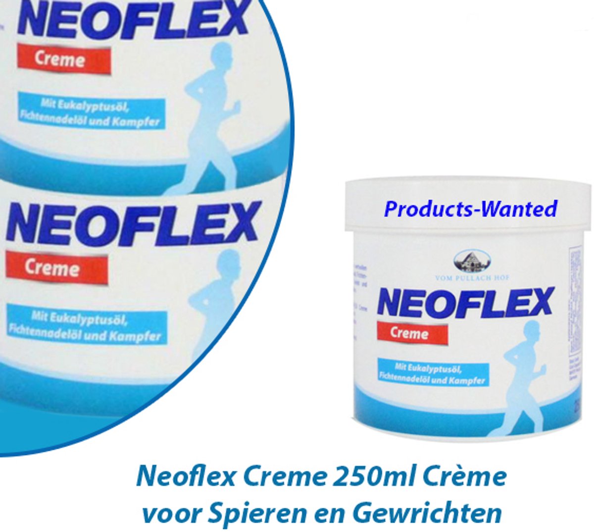 2-Potten Neoflex Creme 250ml Crème voor Spieren en Gewrichten