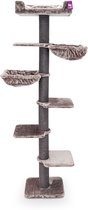 Bol.com Petrebels Alexis 224 Krabpaal XXL - Cappuccino - Tot aan Plafond - 45 x 35 x 224 cm aanbieding