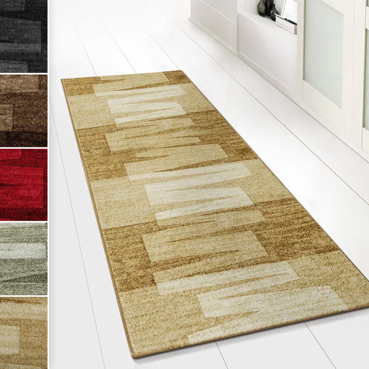 My Ninki ® Stijlvolle Tapijtloper Op Maat voor Keuken, Hal en Woonkamer - Gemakkelijk Onderhoudbaar en Antislip Design