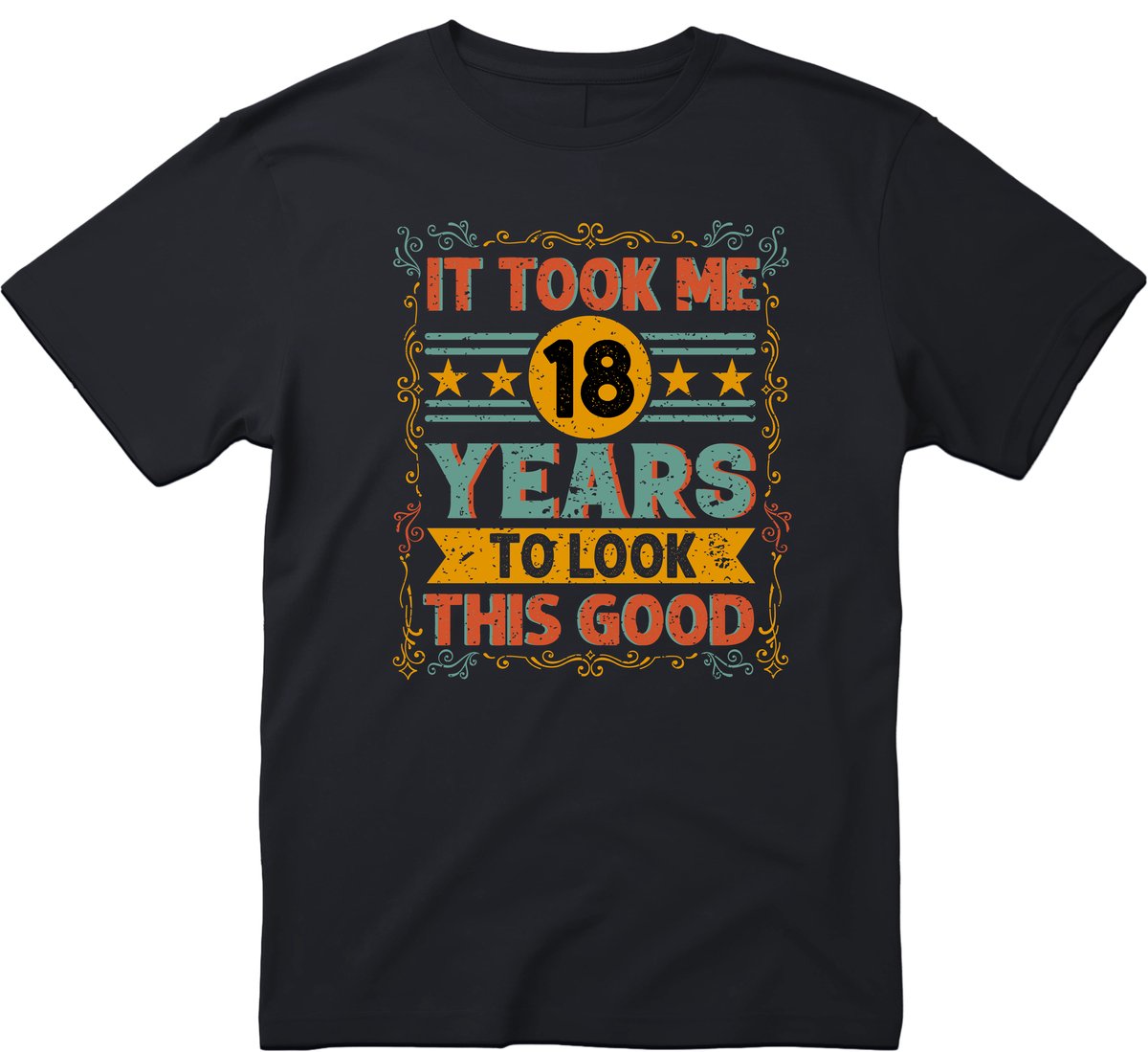 It Took Me 18 Years To Look This Good T-shirt - Cadeau - 18e Verjaardag - Feest - 18 jaar cadeau’s - Verjaardag - Gift - 18 Jaar T-shirt - Verjaardag cadeau - Cadeau - 18+ - Maat M