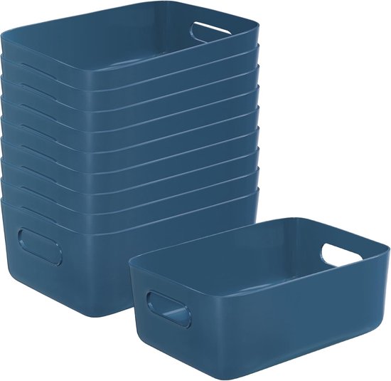 LYLIDIA 10pcs Boîtes De Rangeent En Plastique Panier De Rangeent Avec