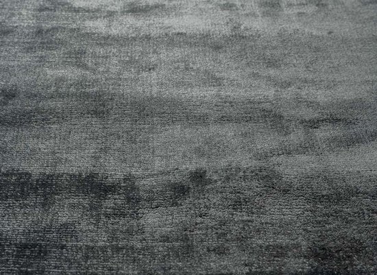 Tapis viscose rond - Glamour bleu 140 cm rond