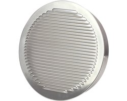 Ventilatierooster rond 125mm aluminium - EL-A-R125 ALU