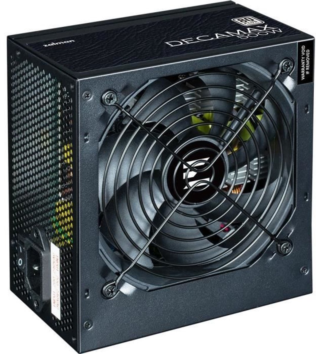 Pc-Voeding - Zalman - Decamax 500W - 80+ - Niet-Modulair - 120Mm-Ventilator - - afbeelding 3