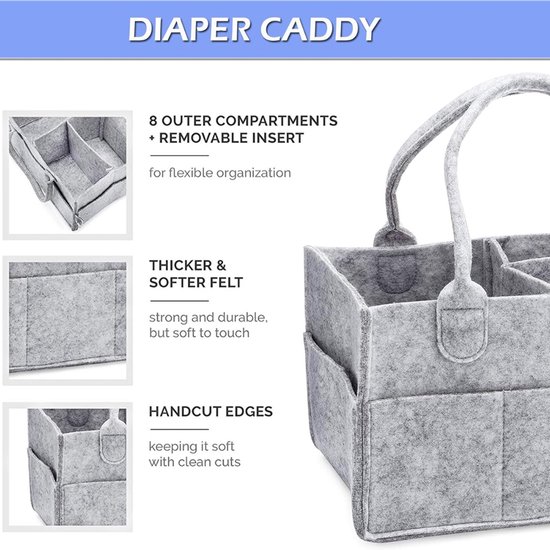 PUTSKA Babyluier Caddy/Organizer Voor Verandertafel Stijlvolle Opbergmand De Kinderkamer Essentiele Spullen Pasgeborenen Cadeaus Babyfeesten En Verplichte Items 3315428892