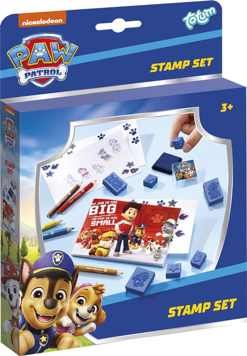 Bol.com PAW Patrol Totum Stempel en Kleurset - junior knutselset incl. kleurpotloden en stempelboekje | speelgoed vanaf 3 jaar m... aanbieding